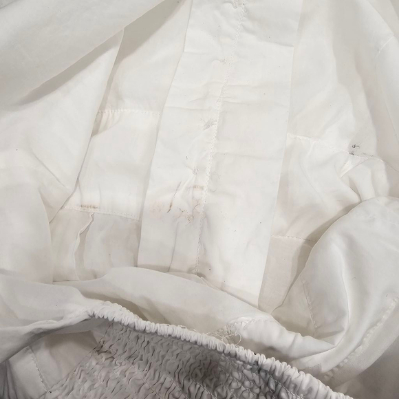 J.Crew Button-front cotton poplin dress White Sz 0 - Picture 10 of 14